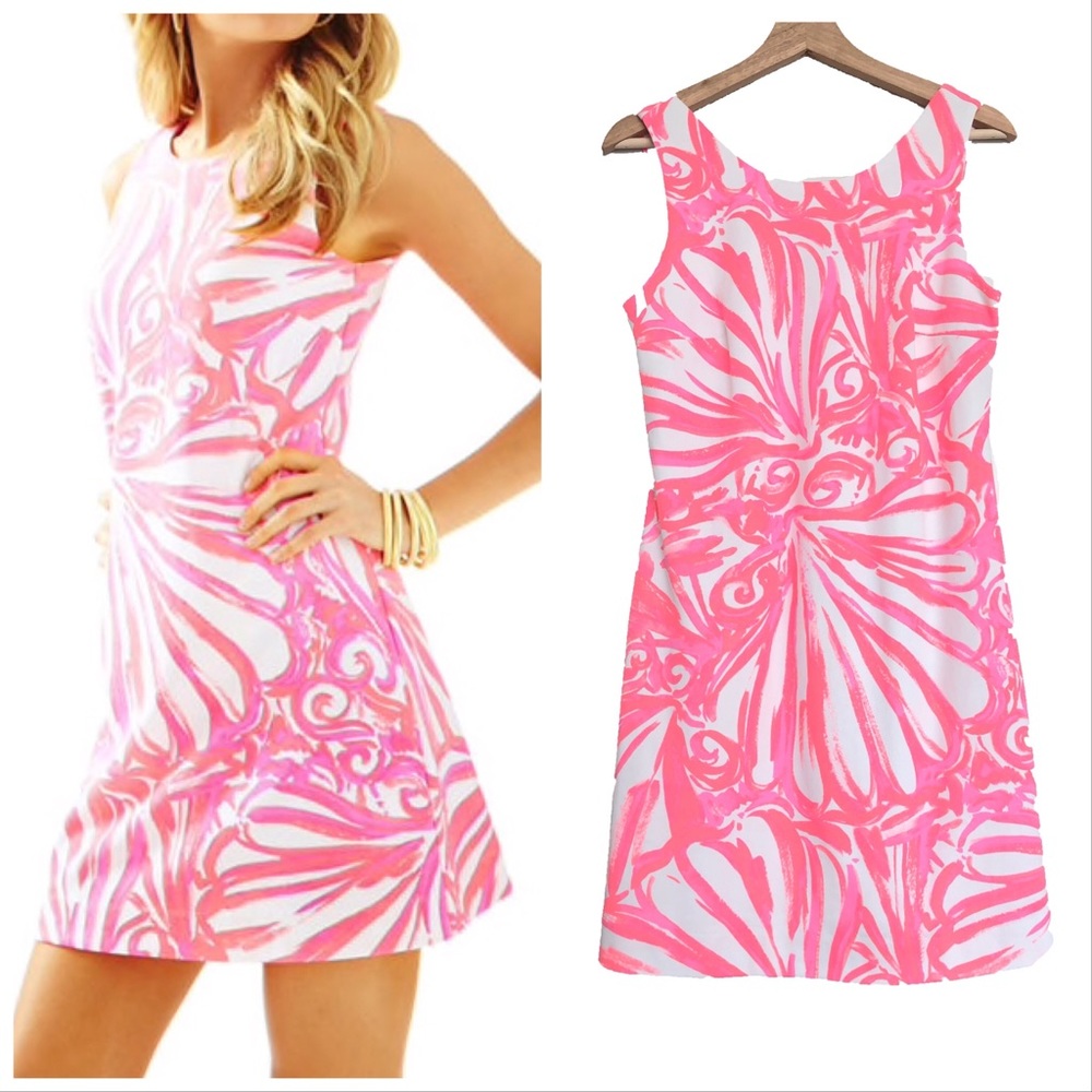 Lilly Pulitzer Callie Sleeveless Shift Dress Sz S